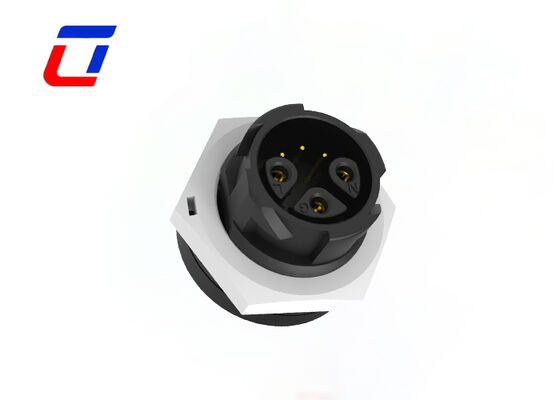 M19 3+3 Pin 15A+5A Molded Cable Connector PA66 Multi Pin Male Female Connector