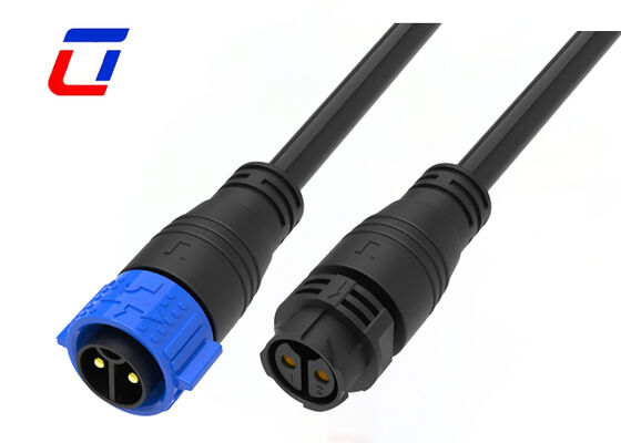 PA66 M25 IP67 2 Pin Waterproof Connector 600V Quick Release Molded Wire Connector