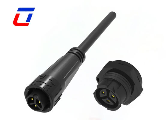 IP67 3 Pin Connector Male And Female M16 10A 300V Waterproof Power Connector