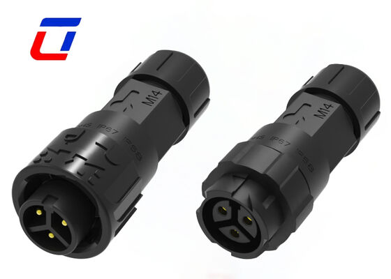 IP67 3 Pin Connector Male And Female M16 10A 300V Waterproof Power Connector
