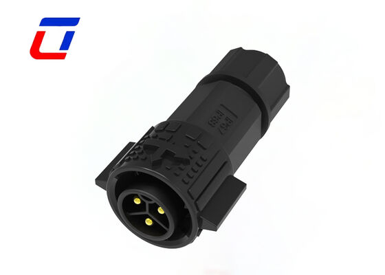 20A M19 3 Pin Male To Female Connector Plastic PA66 IP67 Circular Power Connectors