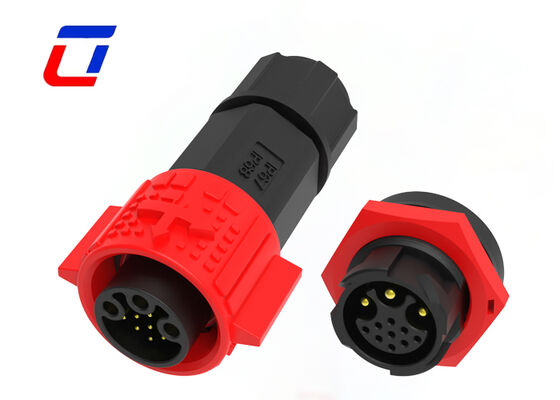 M19 Aging Resistant IP67 Circular Waterproof Connector 300V 3+9 Pin Quick Release