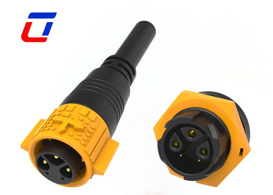 IP67 Waterproof Connector M19 3+2 Pin 300V Power And Signal Outdoor Connector 