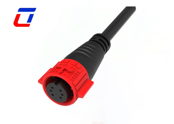 Signal Transmission M19 6 Pin Outdoor Waterproof Wire Connectors IP67 Quick Plug Socket 