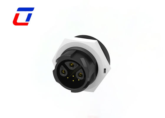 15A+5A Waterproof Multi Pin Connectors 3+4 Pin M19 Push Lock Cable To Board Connector