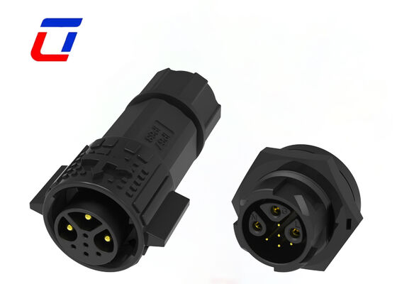 20A Plastic Circular Connectors M19 3+5 Pin ODM IP67 Waterproof Power Data Connector 300V