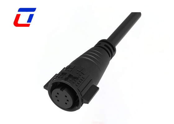 Low Current 10A Quick Release Wire Connector M19 6 Pin Data 300V Waterproof Connector