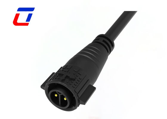 2 Pin Power M19 Male Female Connectors 20A Waterproof Molded Cable Connector