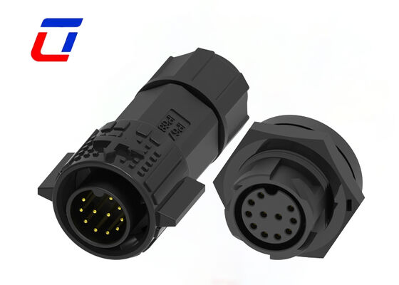 M19 11Pin 5A 300V Round Waterproof Connector Quick Lock  Data Connector