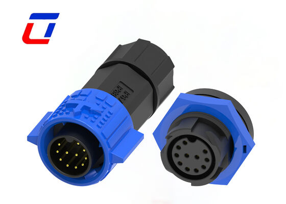 M19 11Pin 5A 300V Round Waterproof Connector Quick Lock  Data Connector