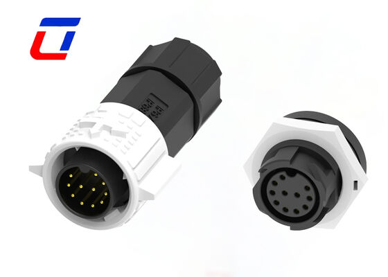 M19 11Pin 5A 300V Round Waterproof Connector Quick Lock  Data Connector