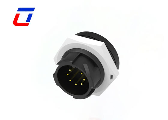High-Temperature Resistant Plastic 300V Waterproof Molded Wire Connectors Data Connector M19