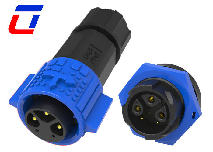 CE TUV Approved Multi Pin Connectors Waterproof 300V M19 Plug Socket Connectors