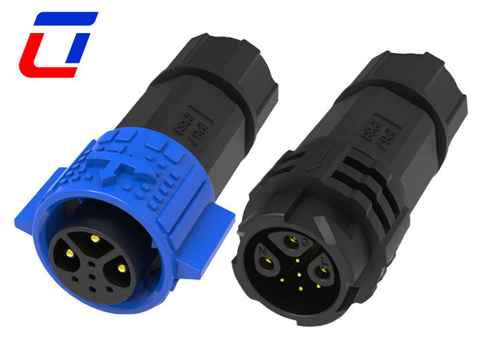 3+5 Pin Waterproof Outdoor Cable Connector Circular 8 Pin Male Female Connector