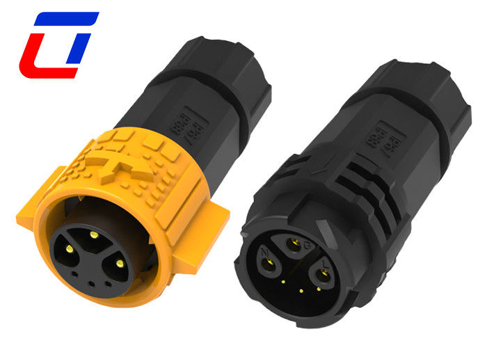 3+3 Pin Round Waterproof Circular Connector IP67 Male Female Connector 6 Pin