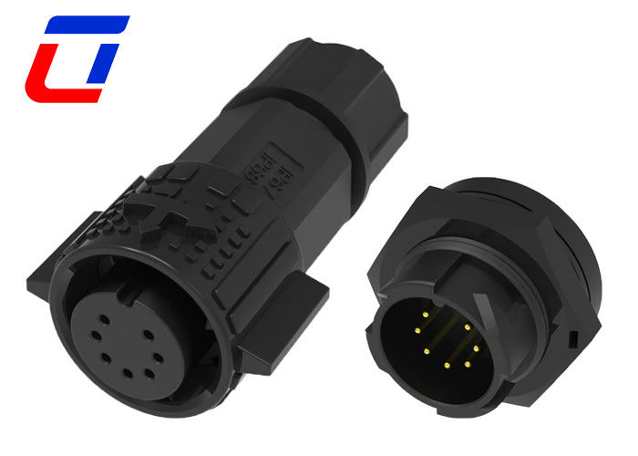 M19 Quick Connect Waterproof Circular Connector 7 Pin Wire To Board Connectors