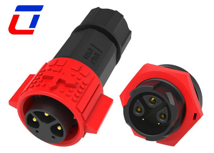 3+2 Pin 15A Waterproof Data Connector 300V M19 Plastic Circular Connectors