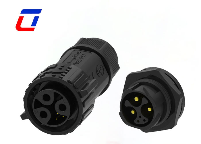 M25 3+3 Pin Connector Male And Female Quick Plug And Socket Waterproof Connectors