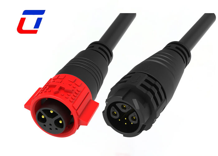 UL94-V0 M19 3+4 Pin Waterproof Connector OEM IP67 Power And Signal Connector