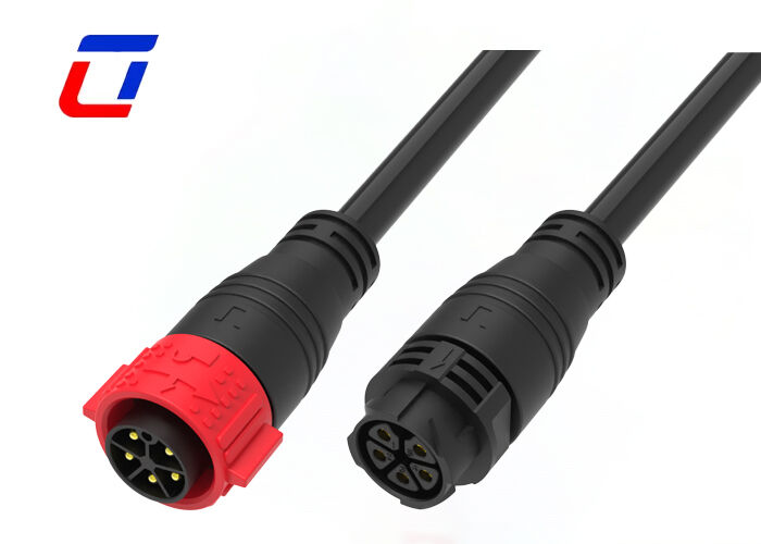 IP67 M25 Outdoor Waterproof Wire Connectors 5 Pin Wire To Wire For Heavy Machinery