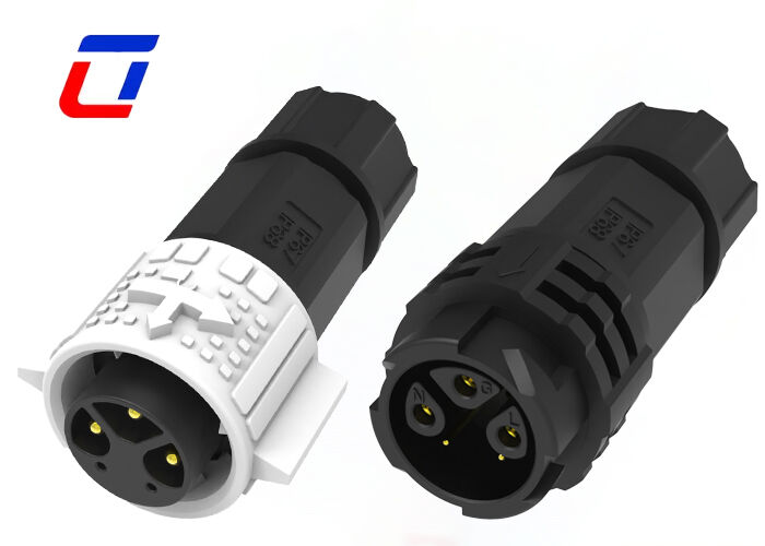 M19 Plastic Male Female Connectors 3+2 Pin Circular Power And Signal Connector