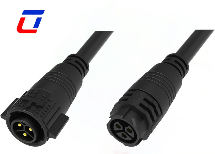 20A M19 3 Phase Power Connector Circular Waterproof Outdoor Cable Connector