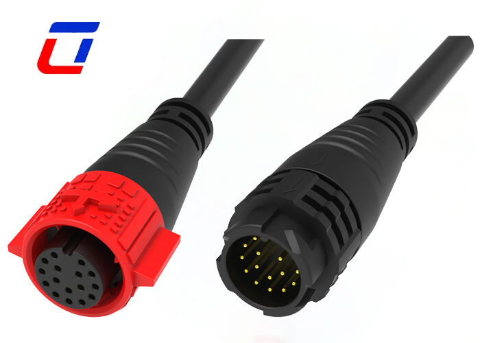300V 16 Pin Male To Female Cable Connector M19 Data Transfer Circular Connectors