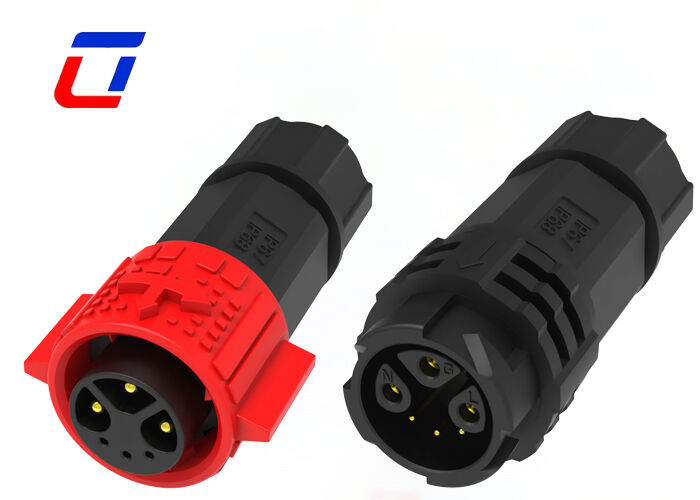 3+3 Multi Pin Electrical Connectors M19 Quick Connect Waterproof Circular Connector