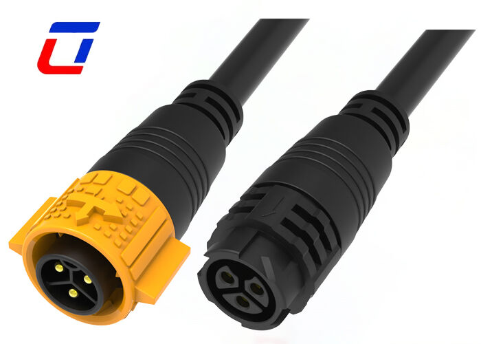 20A M19 3 Pin Waterproof Connector Self Locking High Current Power Connector