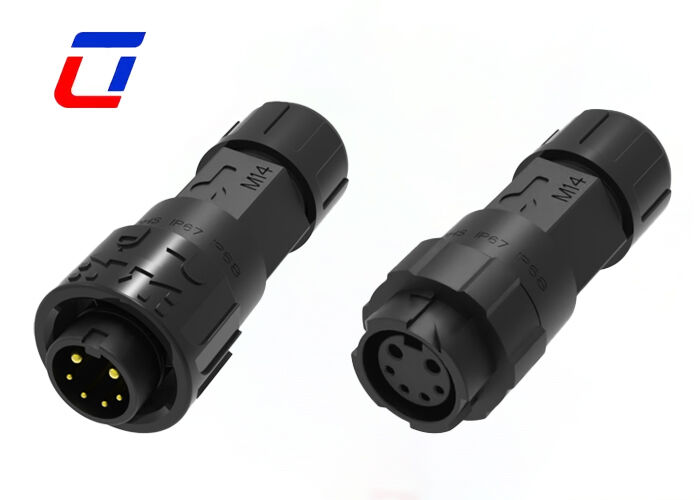 M16 300V Round Connector XLR Waterproof 2+4 Multi Pin Connectors Power Signal Plug